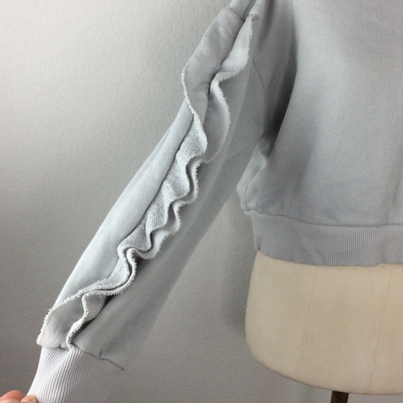 Grey crop sweater - Picture 3 of 4